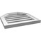 Ekena Millwork Octagonal Top Surface Mount PVC Gable Vent w/ 2"W x 1-1/2"P Brickmould Frame, 18"W x 18"H GVPOT18X1802SF - alternate 3